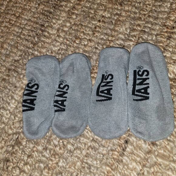 Vans Canoodle Short Socks Grey & Black Small womens mens teens short bootie sock - Picture 1 of 8